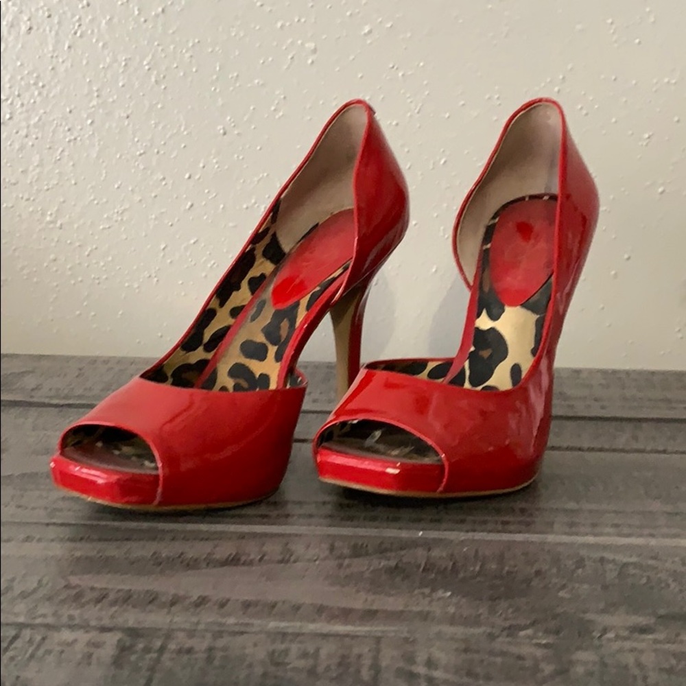 Jessica Simpson Red high heels